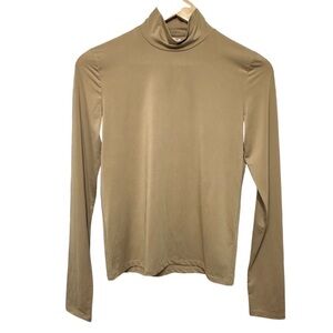 Vince Tan Long Sleeve Turtleneck Top